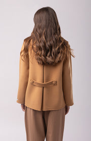 Cappotto corto doppiopetto