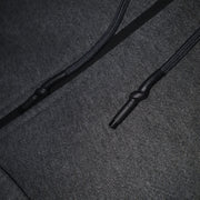 Felpa con Zip Grigio Antracite