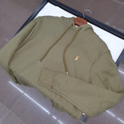 Felpa Classica Verde Militare