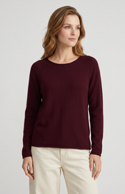 Maglia traforata cotone e cashmere