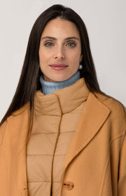 Cappotto oversize con piumino interno