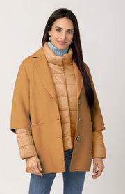 Cappotto oversize con piumino interno