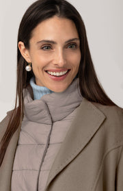 Cappotto oversize con piumino interno
