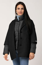 Cappotto oversize con piumino interno