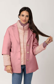Cappotto oversize con piumino interno