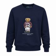 Felpa con Orsetto Blu Navy