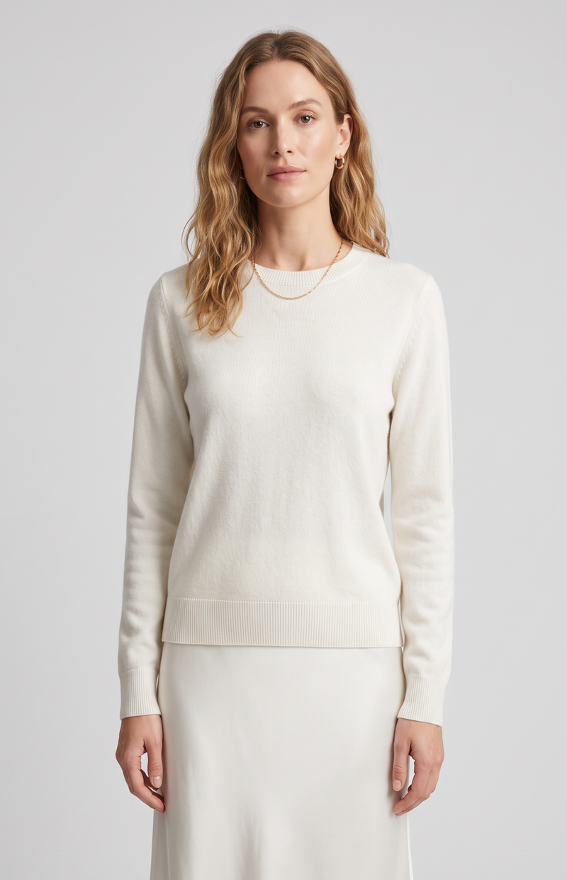 Maglione corto in cashmere