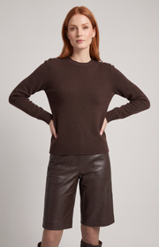 Maglione corto in cashmere