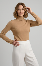 Maglione collo alto essenziale
