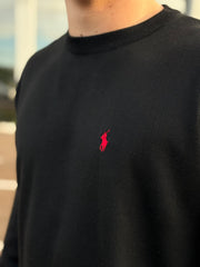 Maglione in Cotone Nero
