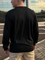Maglione in Cotone Nero