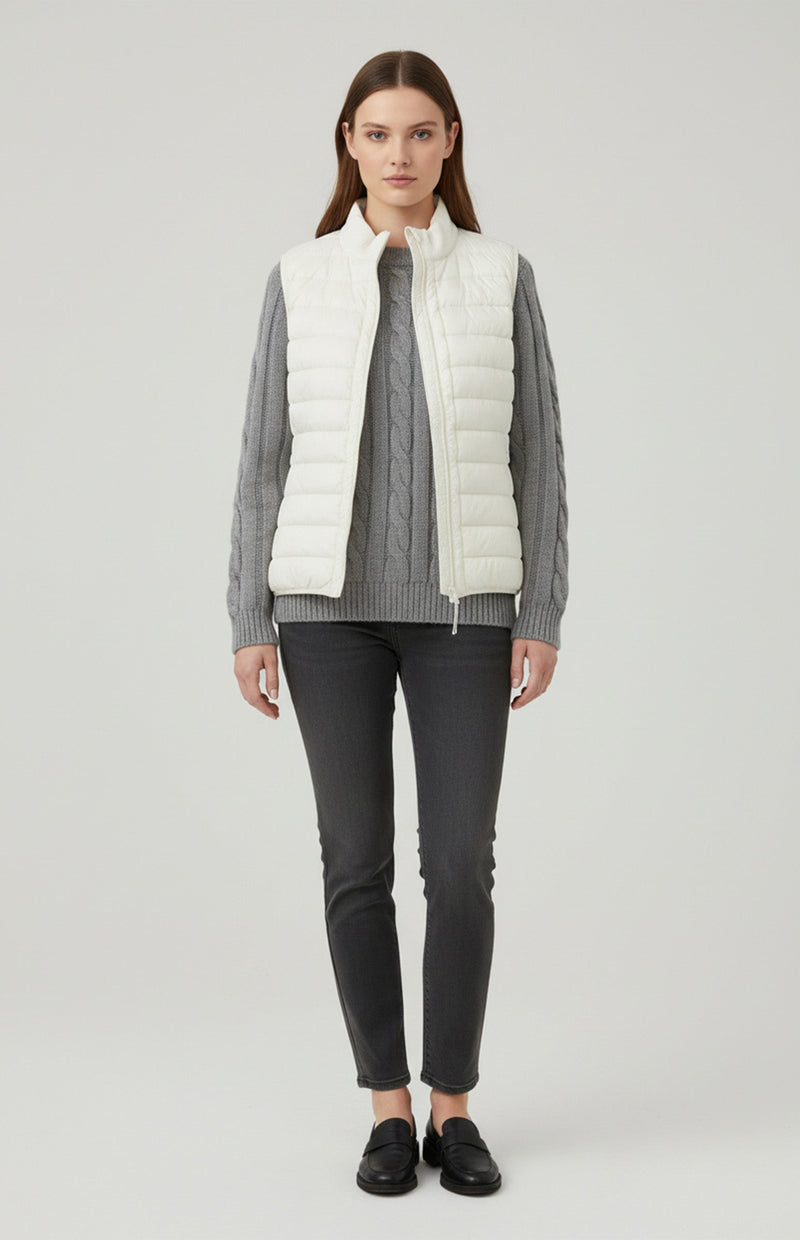 Gilet piumino reversibile