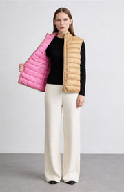 Gilet piumino reversibile