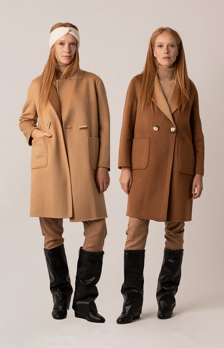 Cappotto reversibile bicolore