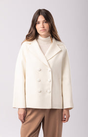 Cappotto corto doppiopetto
