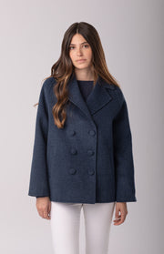 Cappotto corto doppiopetto