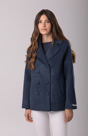 Cappotto corto doppiopetto