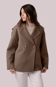 Cappotto corto svasato