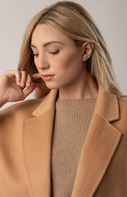 Cappotto mantella lana e cashmere