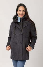 Cappotto 2 in 1 con cappuccio