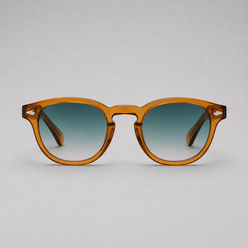 VORENIE Capri Green sunglasses — front studio view