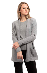 Cardigan lungo in cashmere