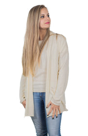 Cardigan lungo in cashmere