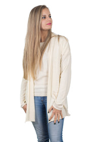 Cardigan lungo in cashmere