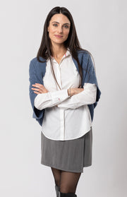 Cardigan mantella a rombi
