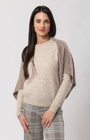Cardigan mantella a rombi
