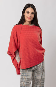 Cardigan mantella a rombi
