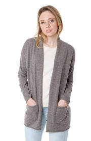 Cardigan lungo in cashmere
