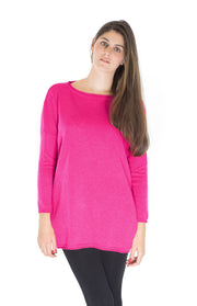 Maglione oversize a barchetta