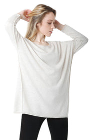 Maglione oversize a barchetta