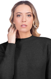 Maglione collo a cratere