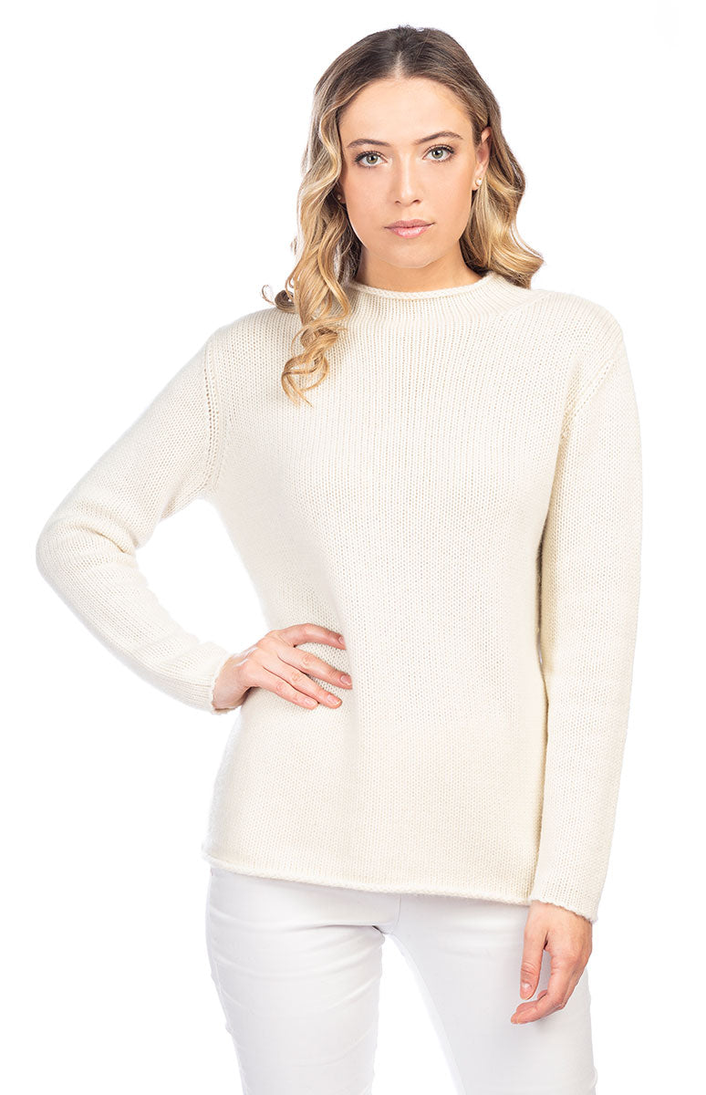 Maglione collo a cratere