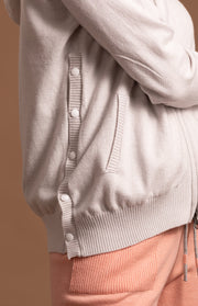 Felpa con cappuccio cotone e cashmere