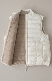 Gilet piumino reversibile