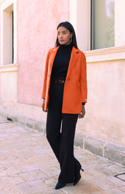 Blazer monopetto lana e cashmere