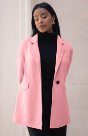 Blazer monopetto lana e cashmere