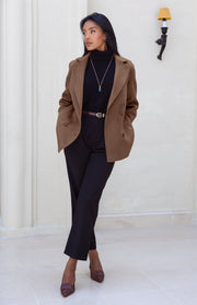 Giacca doppiopetto lana e cashmere
