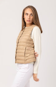 Gilet trapuntato leggero