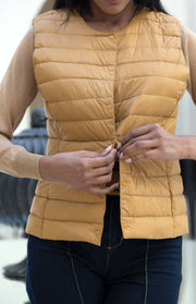 Gilet trapuntato leggero