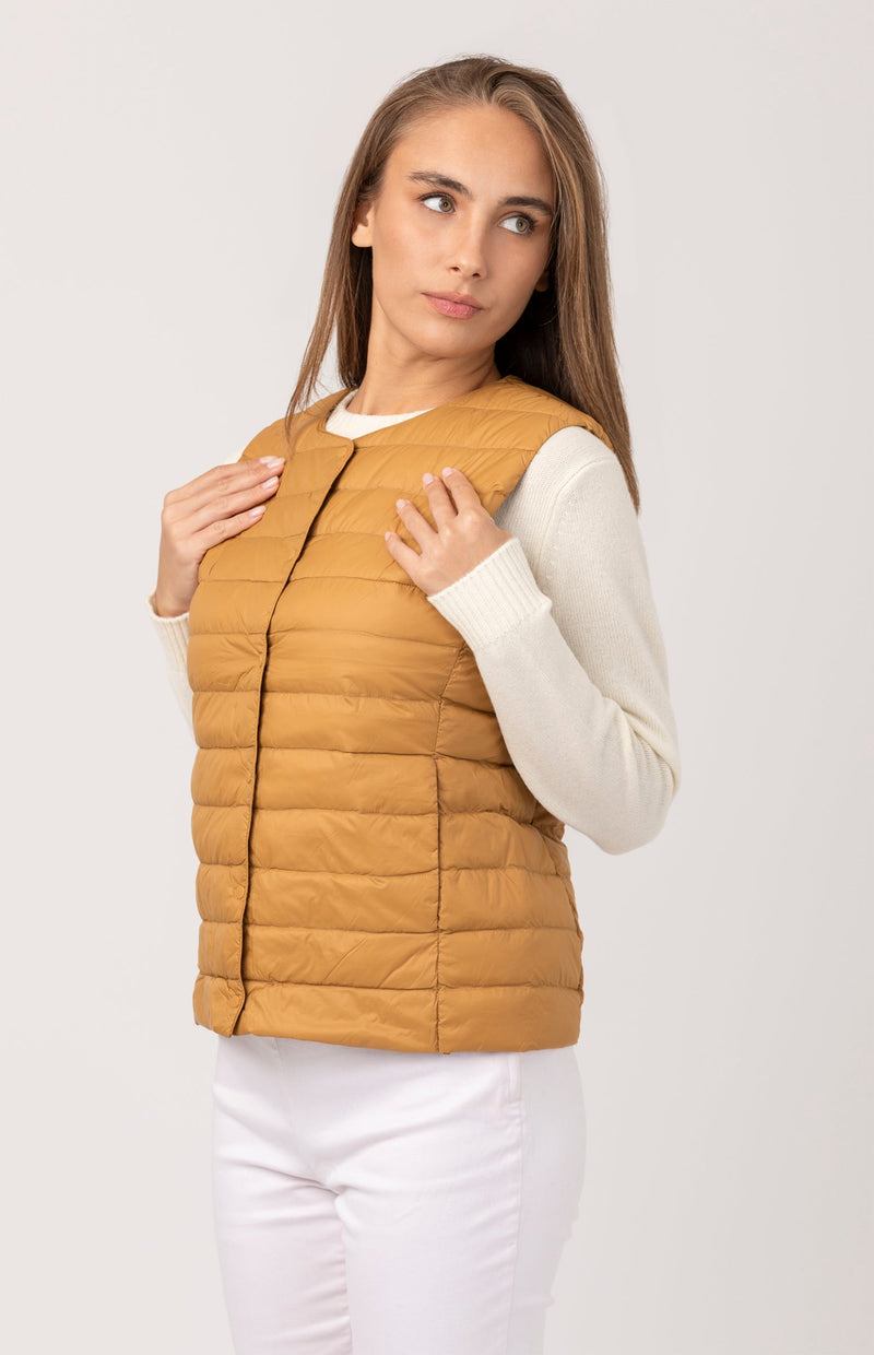 Gilet trapuntato leggero