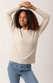 Maglione girocollo a pois
