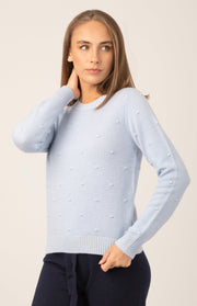 Maglione girocollo a pois