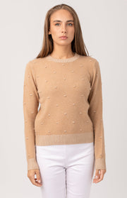Maglione girocollo a pois