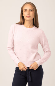 Maglione girocollo a pois