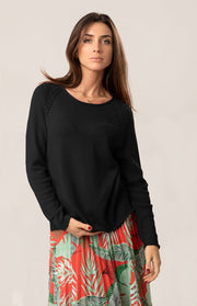 Maglia traforata cotone e cashmere