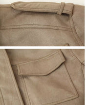 Bomber Sevri effetto suede